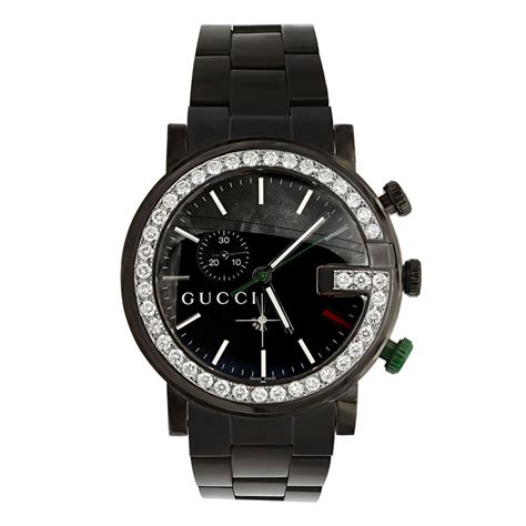 gucci diamond bezel watch